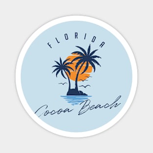 80s Cocoa Beach Magnet